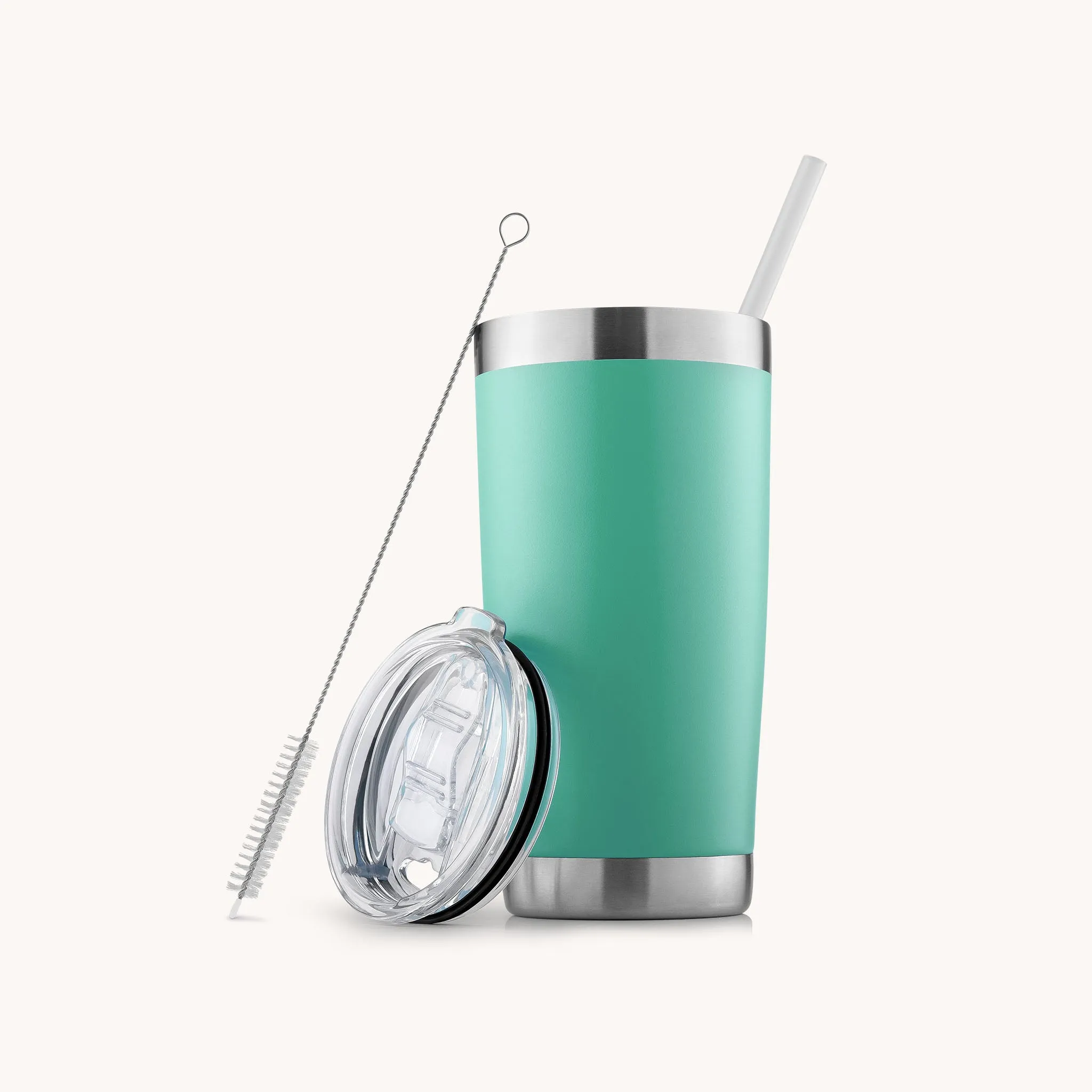 20 oz Tumbler With Lid and Straw