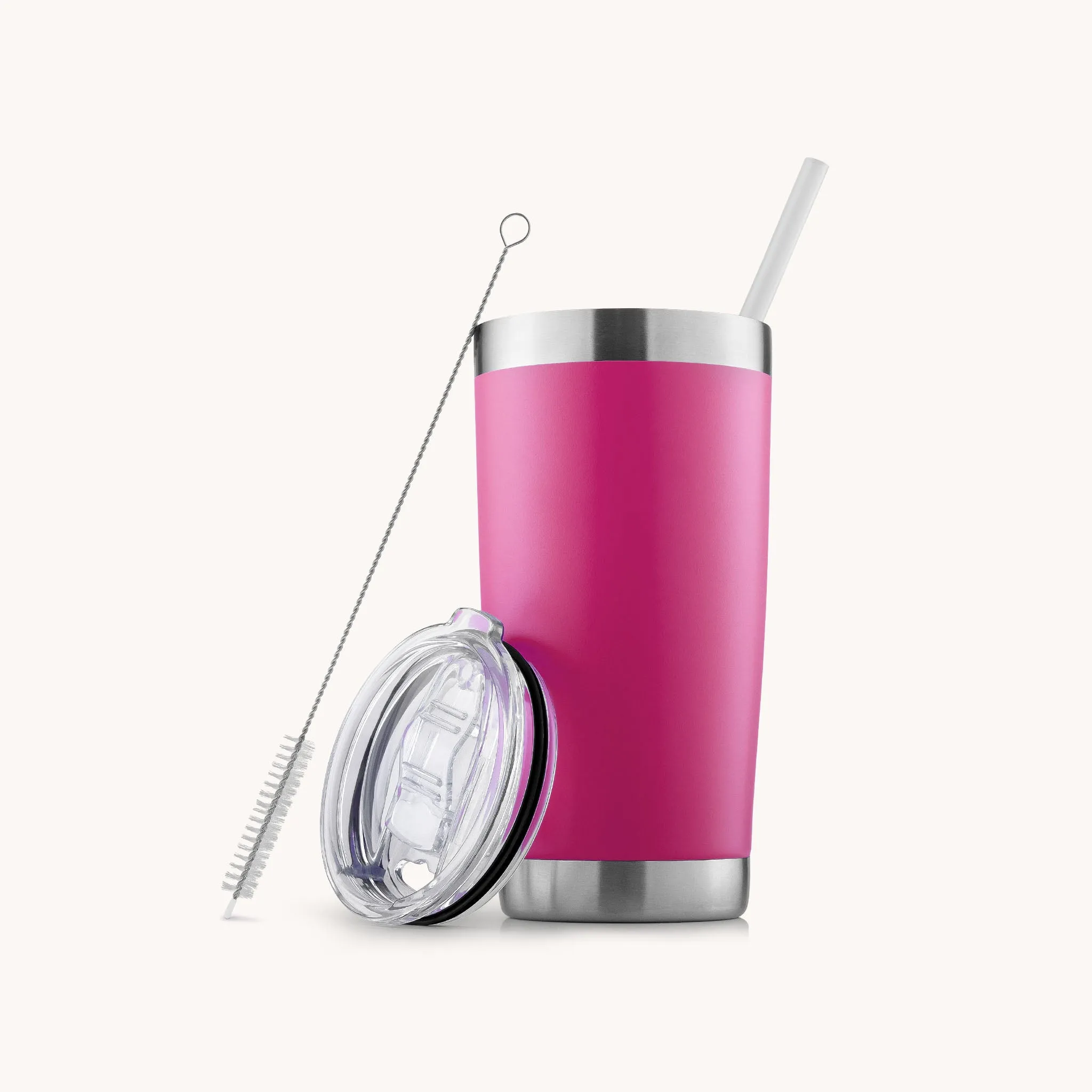 20 oz Tumbler With Lid and Straw