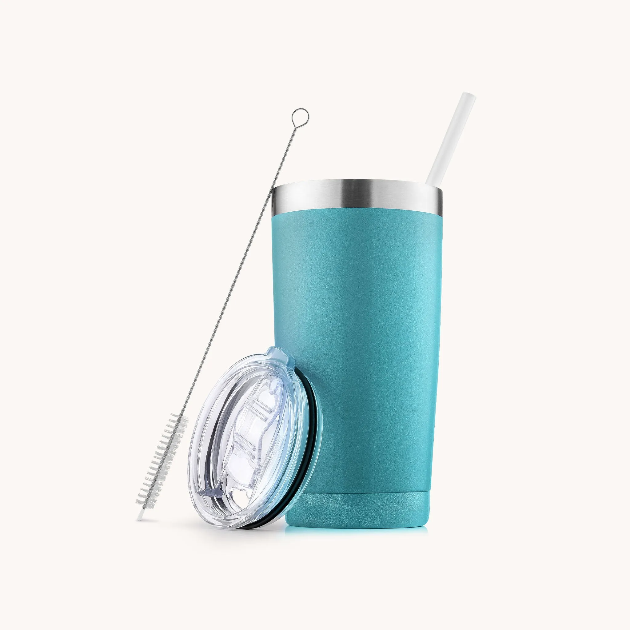 20 oz Tumbler With Lid and Straw