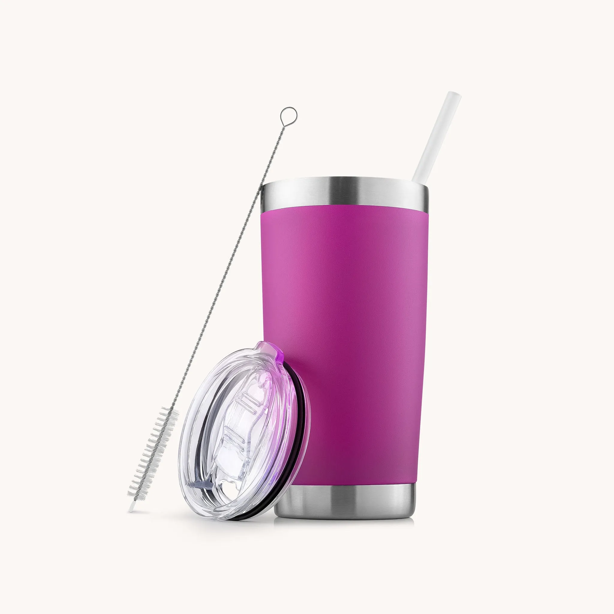 20 oz Tumbler With Lid and Straw