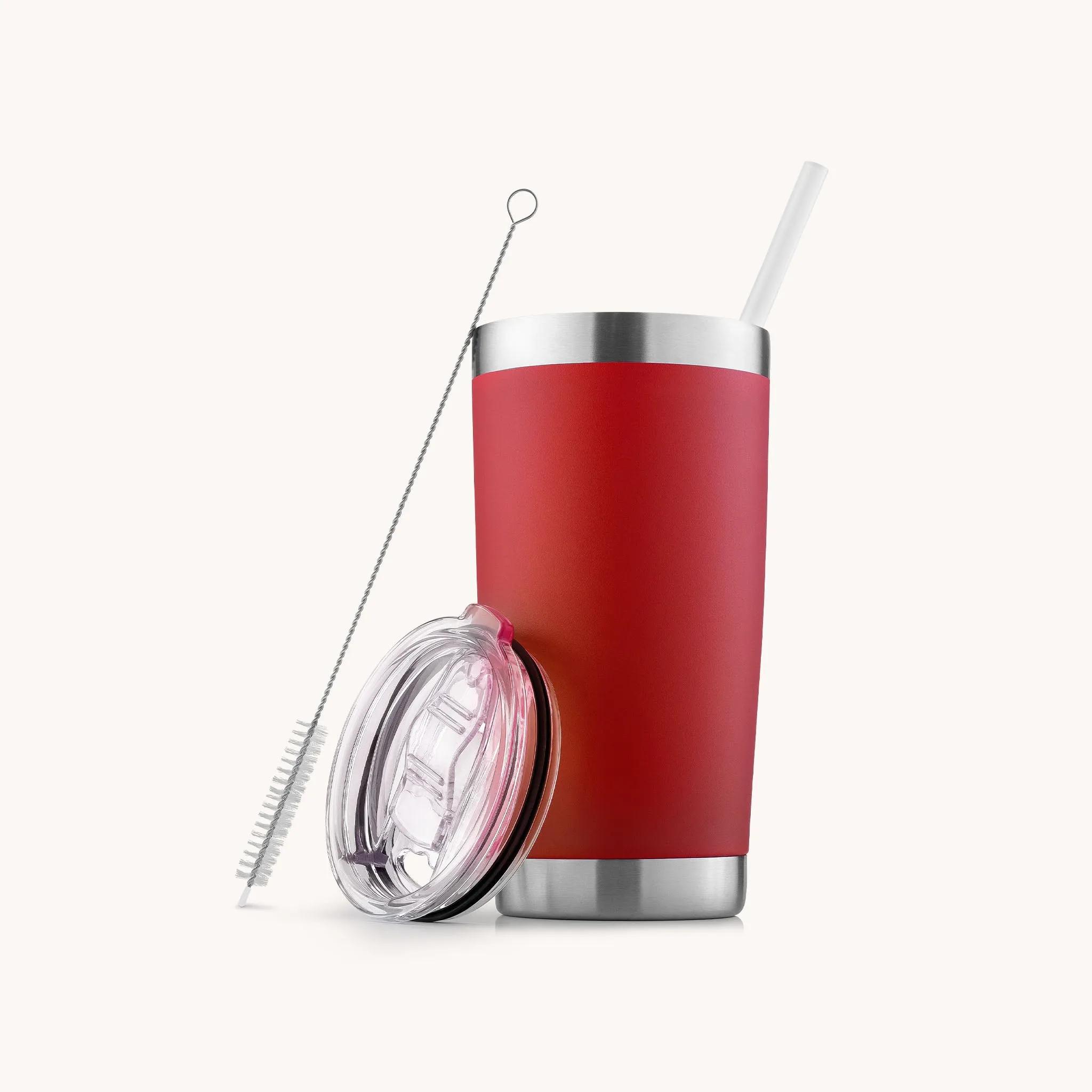 20 oz Tumbler With Lid and Straw