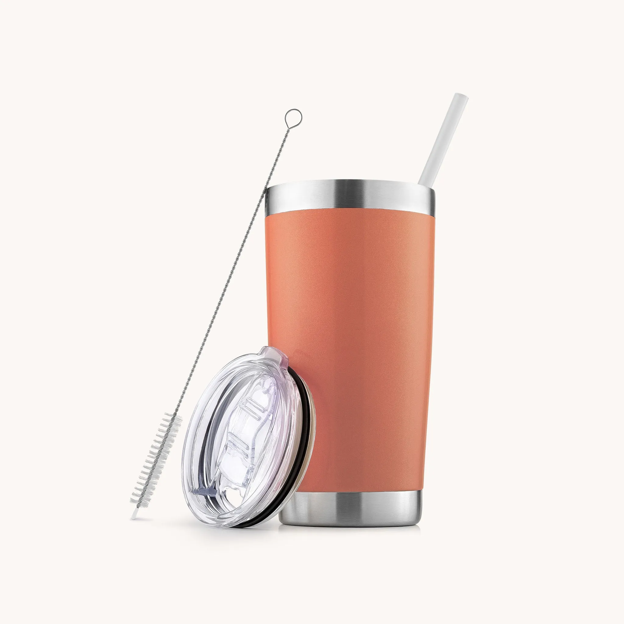 20 oz Tumbler With Lid and Straw