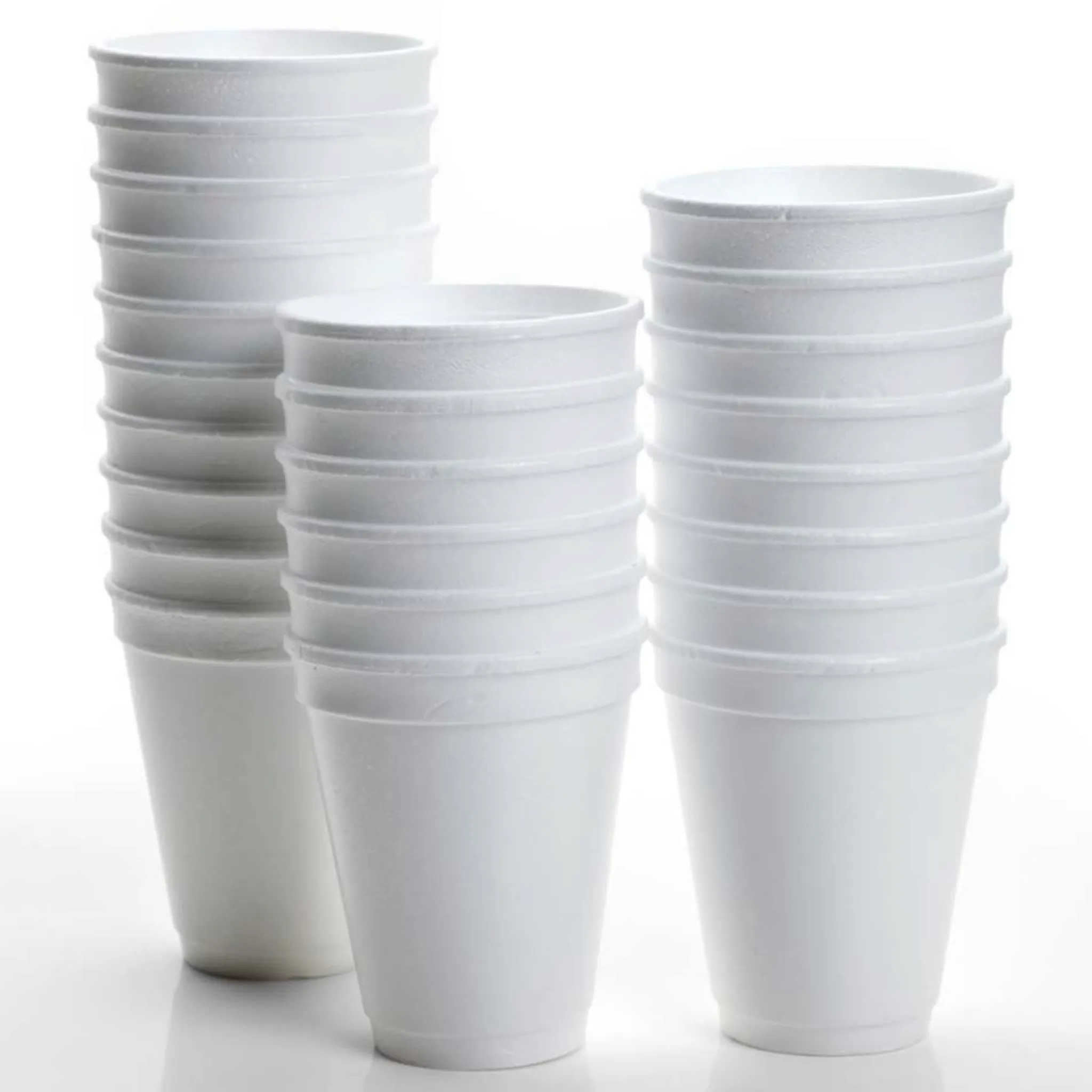 250ml Disposable Foam Cups Polystyrene HC.8 100pack