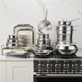 28-Piece Titanium Excellence Cookware Set