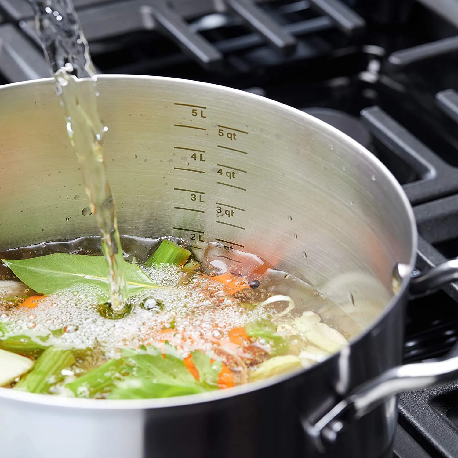 3-Ply Base Stainless Steel Cookware Pots and Pans