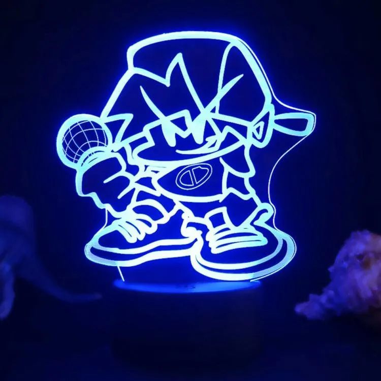 3D Celebrity Character Shaped LED Night Light USB Plug-in Table Lamp for Festival Gift