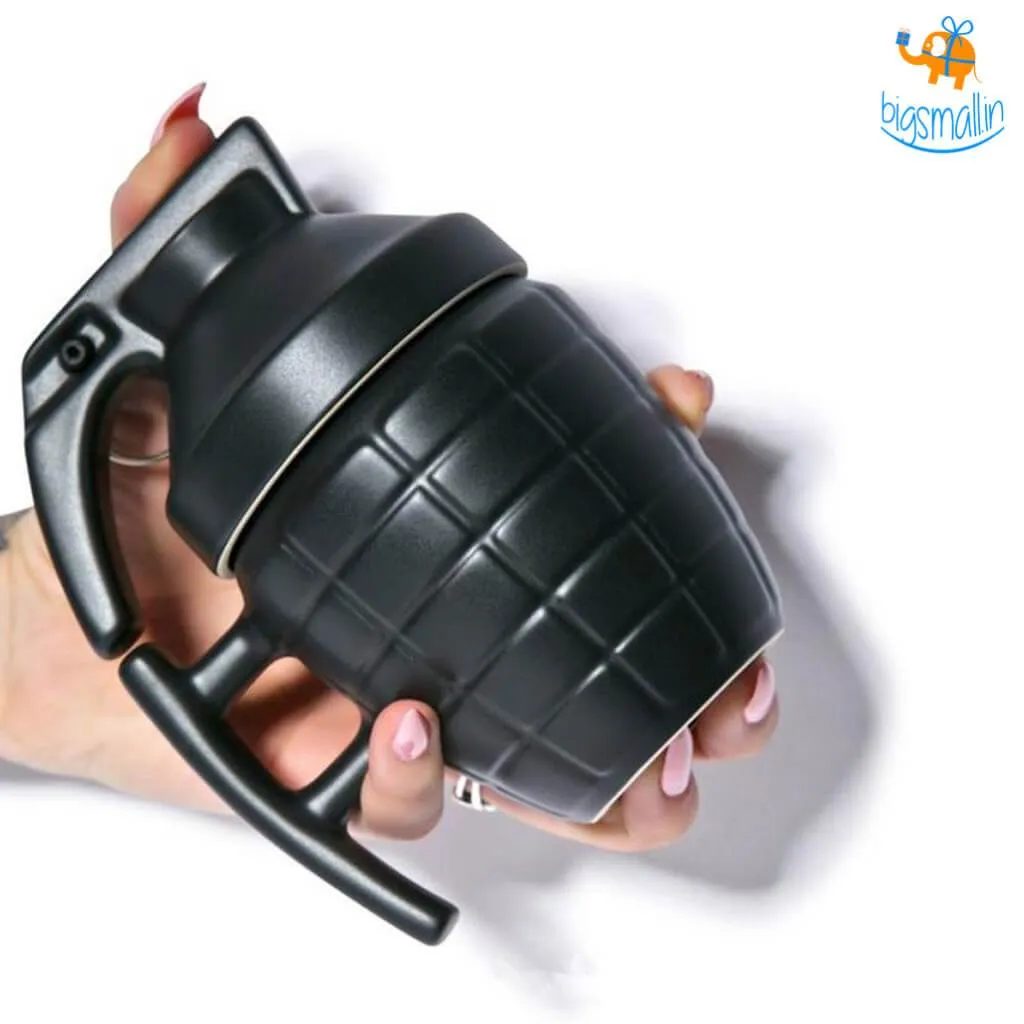 3D Grenade Mug with Lid