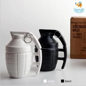 3D Grenade Mug with Lid