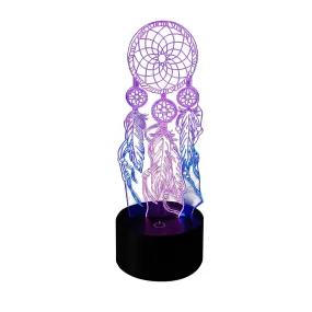 3D Visual Night Light Innovative Colorful LED Stereo Lamp