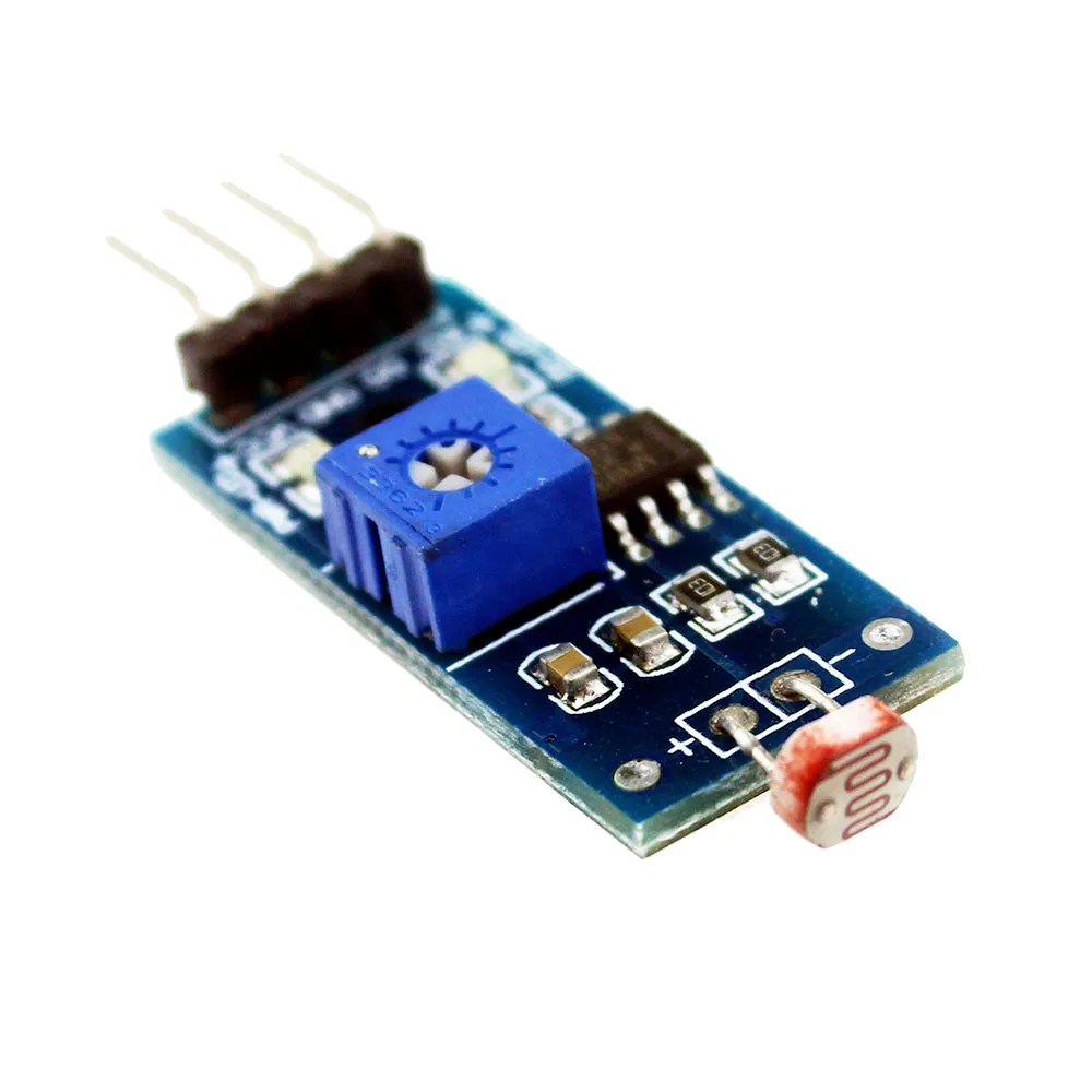 4 Pin LDR Light Sensor Module with analog pin