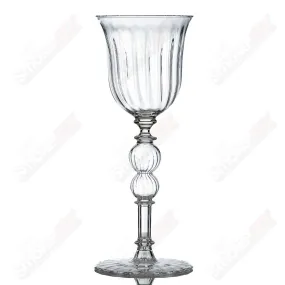 #4 Wine Glass Venetian Rad Glass