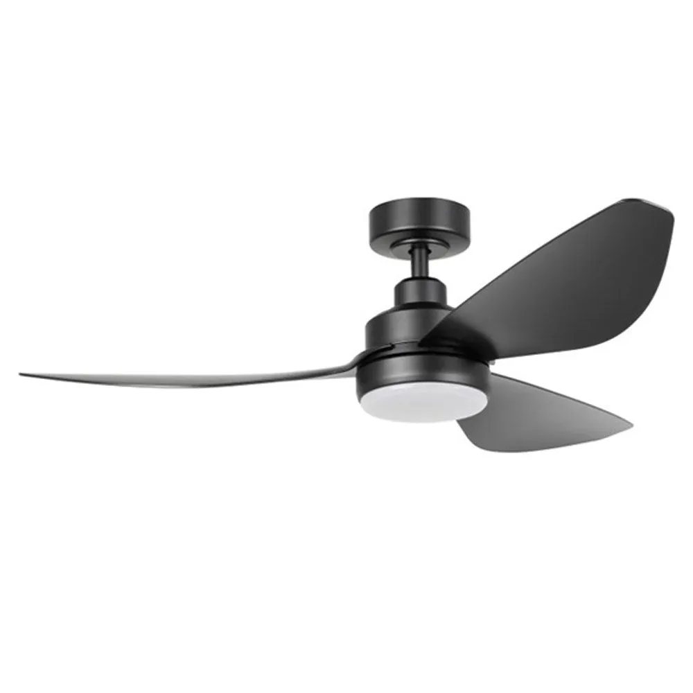 48" Torquay DC Ceiling Fan with LED Light CCT 20w in White, Black or Oil-Rubbed Bronze