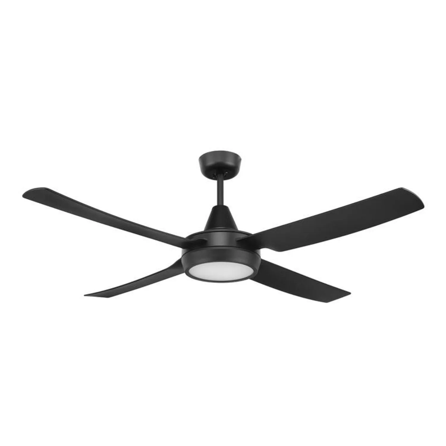 52″ (1300mm) Cruze AC Ceiling Fan w/ LED CCT Light w Ezy-Fit Blades in White or Blank