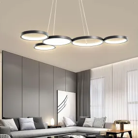 54W LED Ceiling Light with App, Remote Control, Black