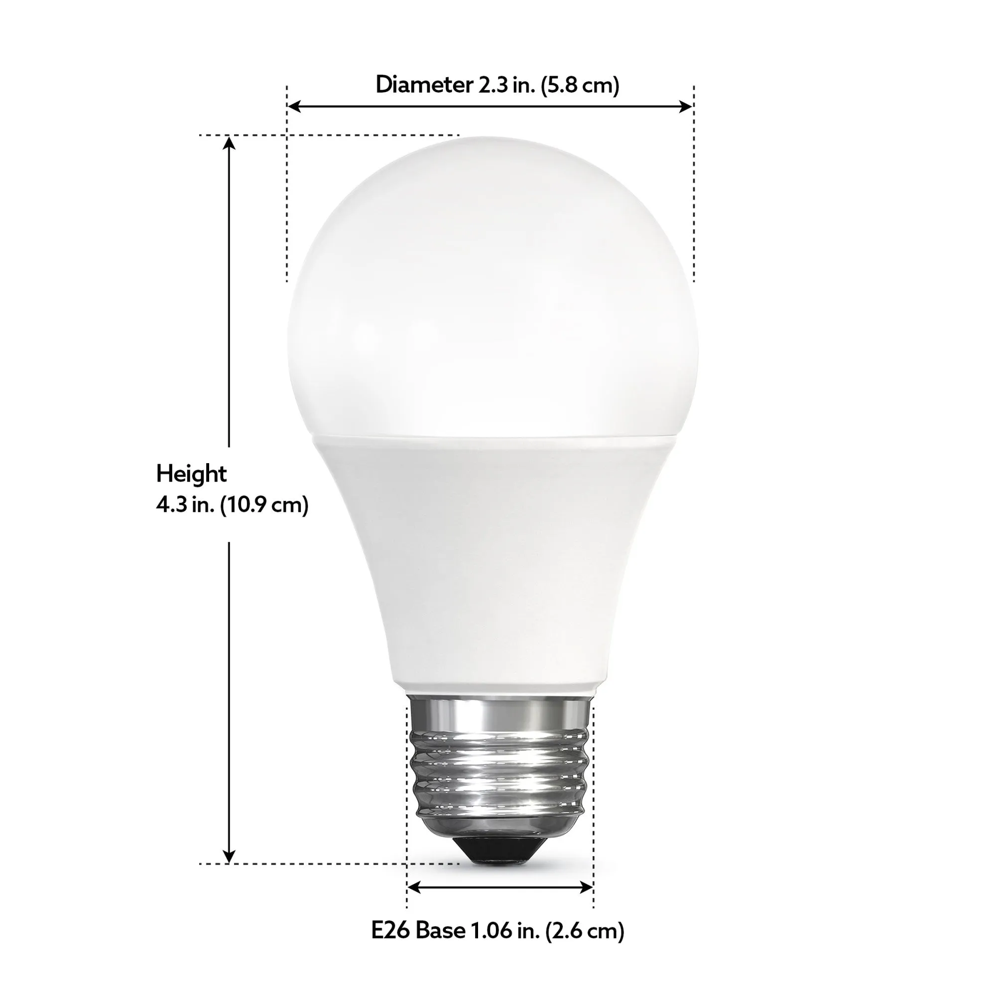 9W (60W Replacement) Soft White (2700K) E26 Base A19 LED Alexa Google Smart Wi-Fi Bulb