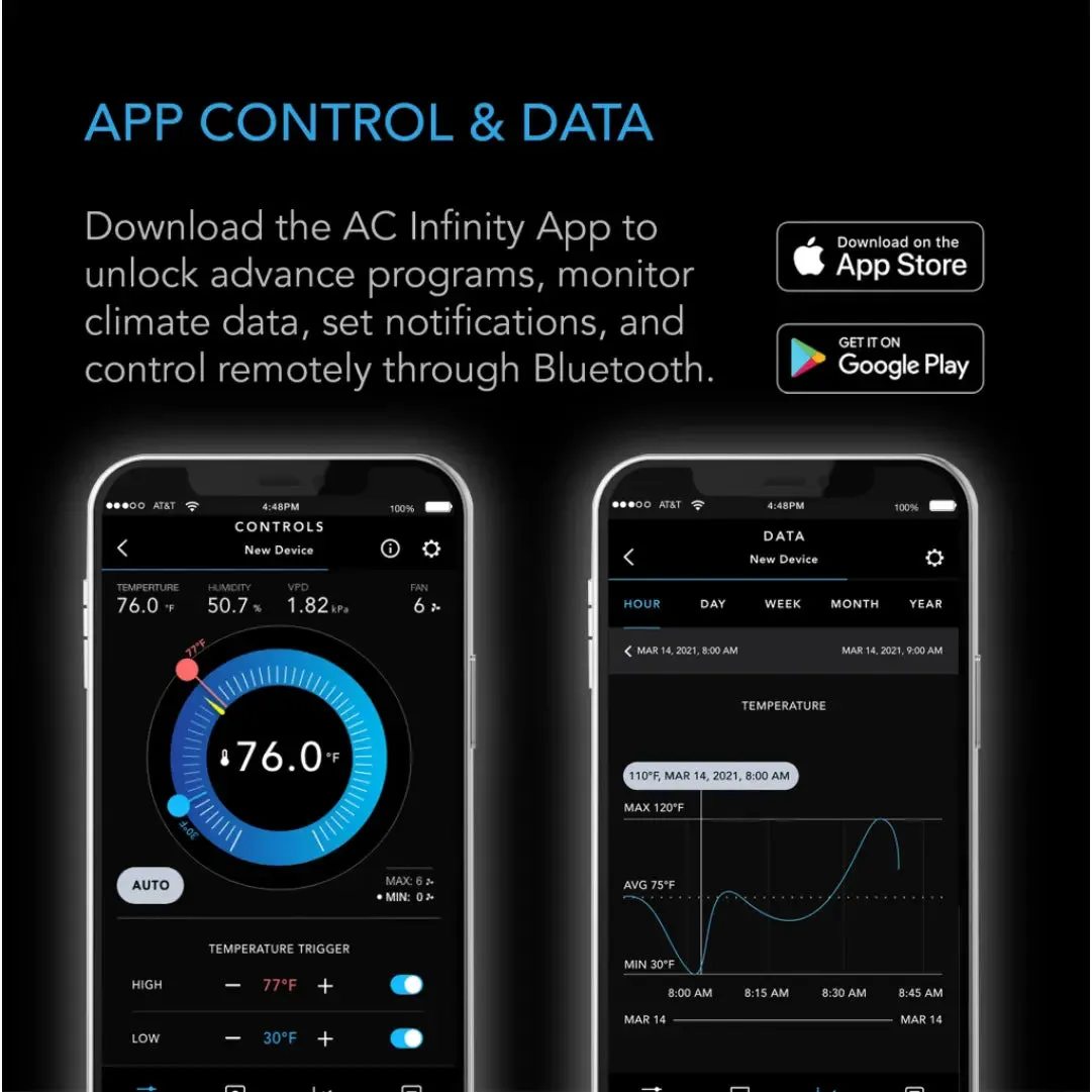 AC Infinity CONTROLLER 67 Temperature & Humidity Fan Controller