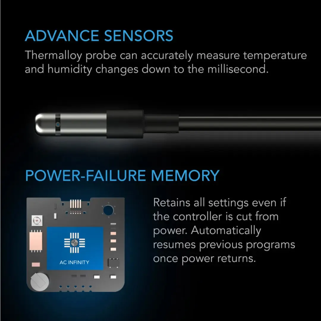 AC Infinity CONTROLLER 67 Temperature & Humidity Fan Controller