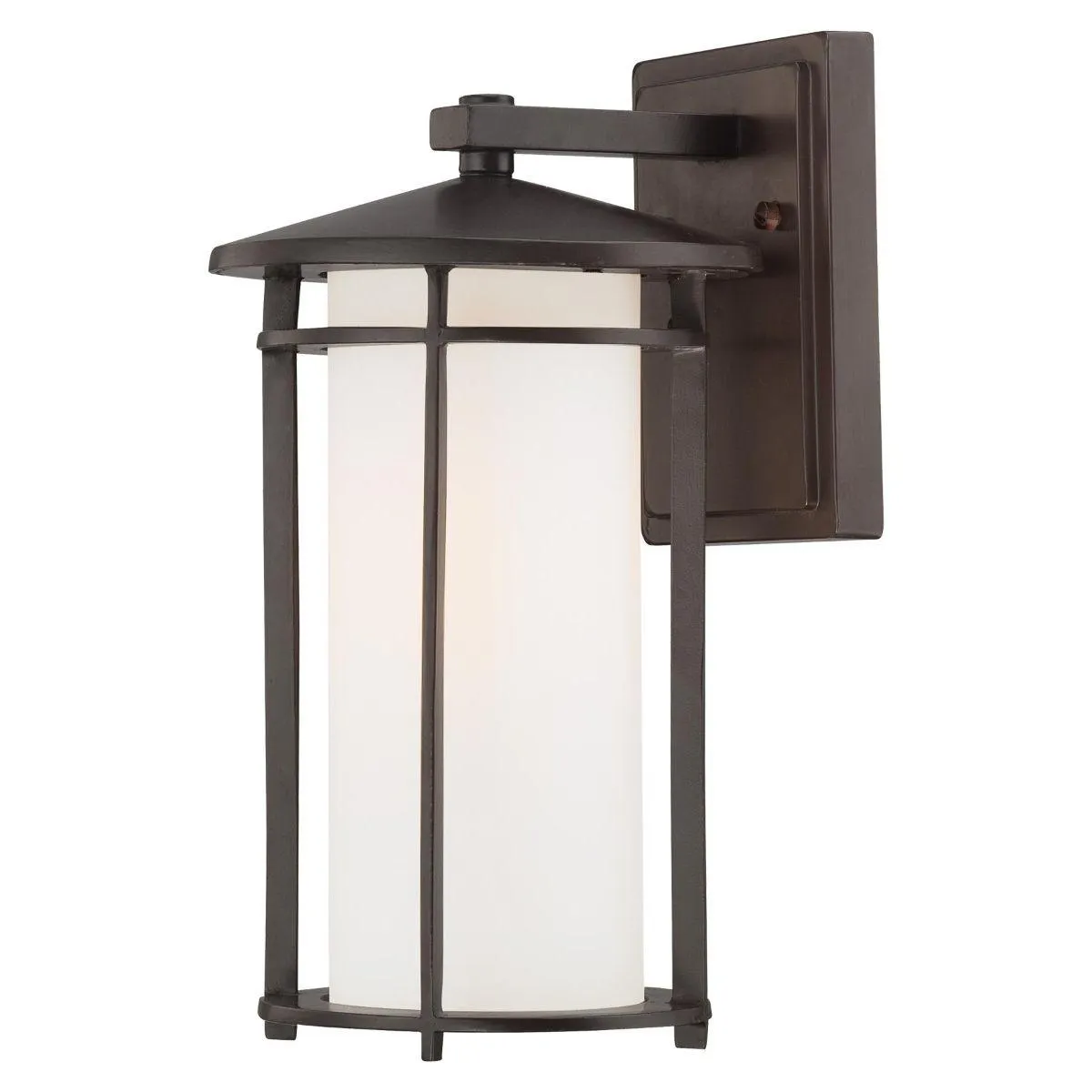 Addison Park 13 in. Outdoor Wall Lantern Bronze Finish