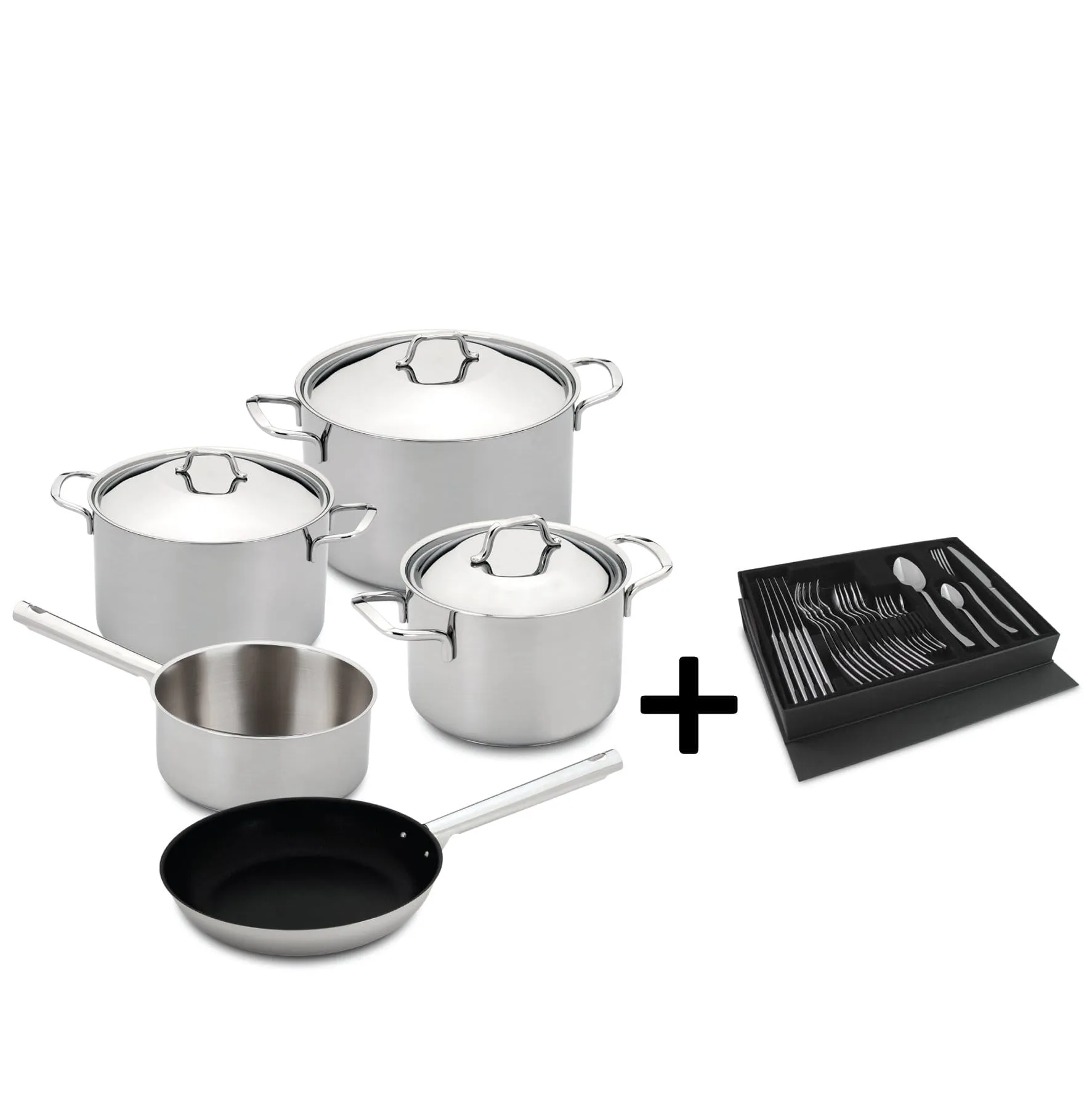 ALFAMA 8PC SET COOKWARE   24PC SET CUTLERY