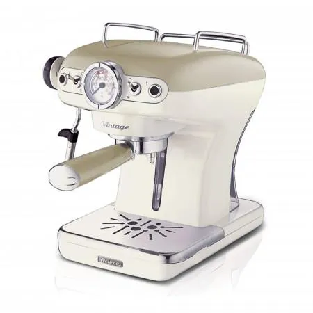 Ariete Espresso Machine 900WBeige Tank Capacity: 09 Lt Dual-Function Filter For 1-Cup