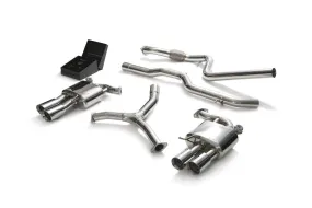 ARMYTRIX Stainless Steel Valvetronic Catback Exhaust System Quad Chrome Silver Tips Audi A5 Coupe 4WD B9 2016-2021