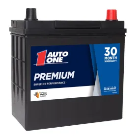 Auto One 21361 Premium Calcium Maintenance-Free 12V Battery (NS60LS Size, 430CCA, 71RC, 47Ah)