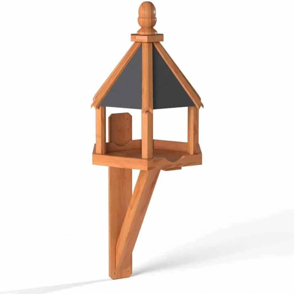 Ballycastle Wall Mounted Bird Table | Designed to Fit Perfectly onto Garden Walls and Fences