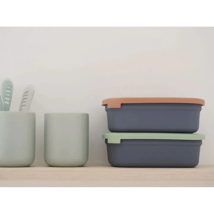 Beaba Ceramic Bento Lunch Box - Sage Green