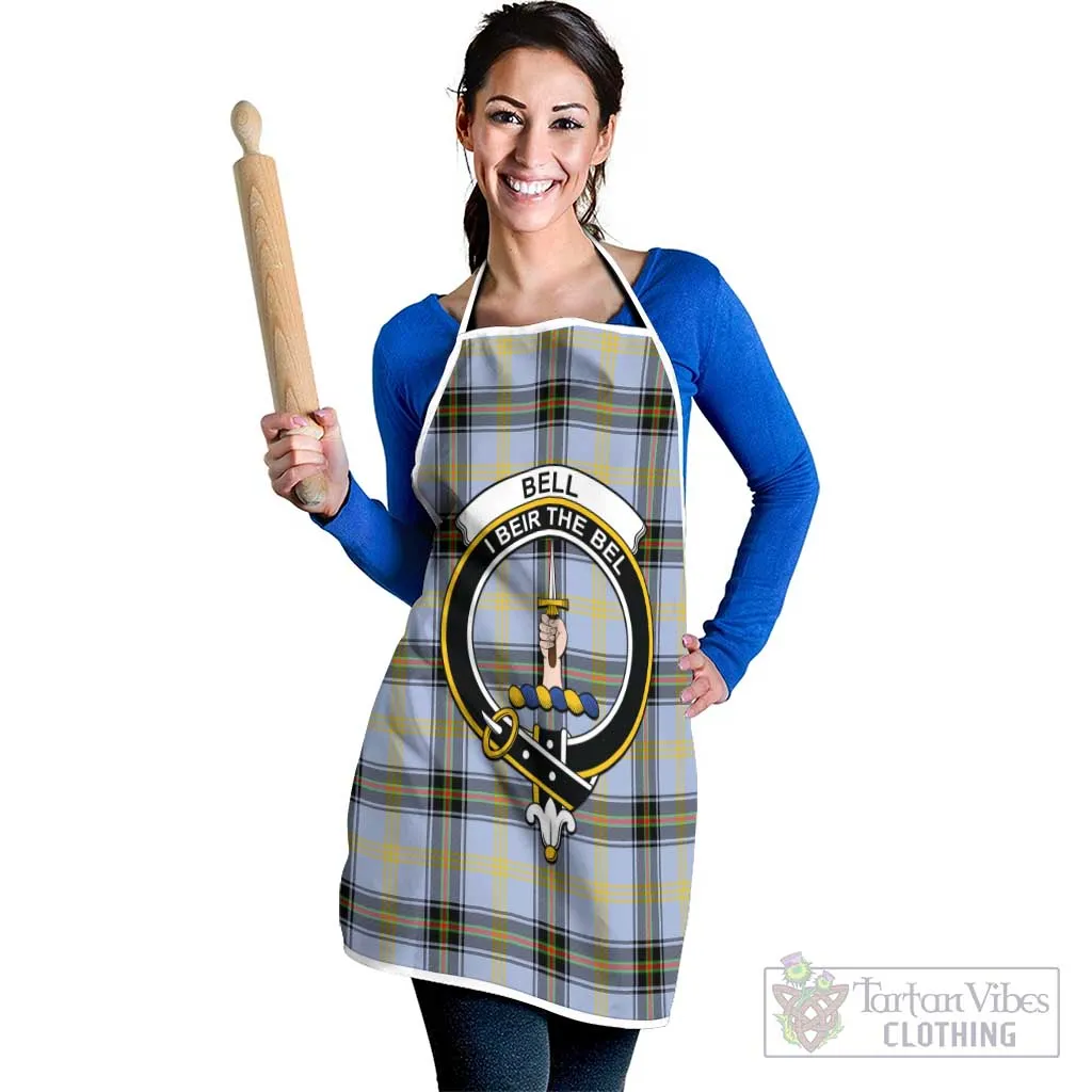 Bell of the Borders Tartan Apron with Family Crest