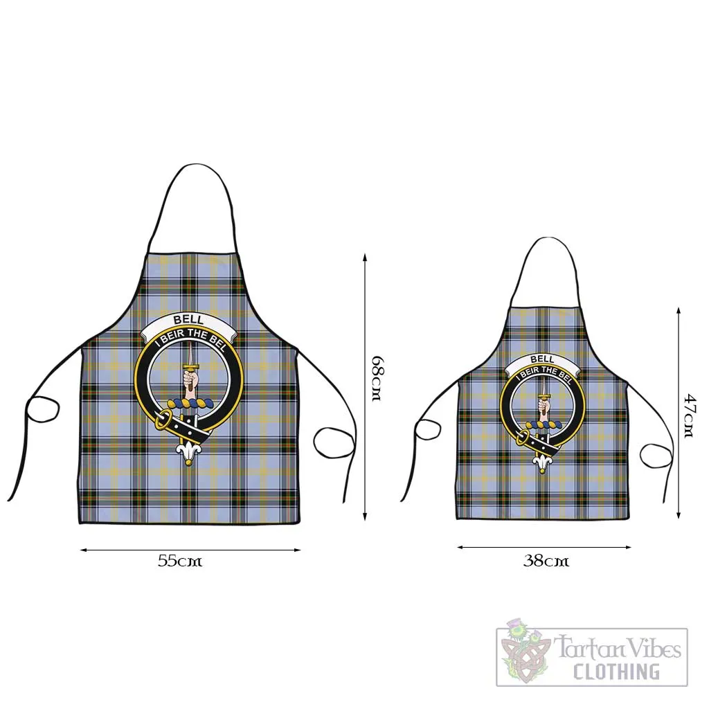 Bell of the Borders Tartan Apron with Family Crest