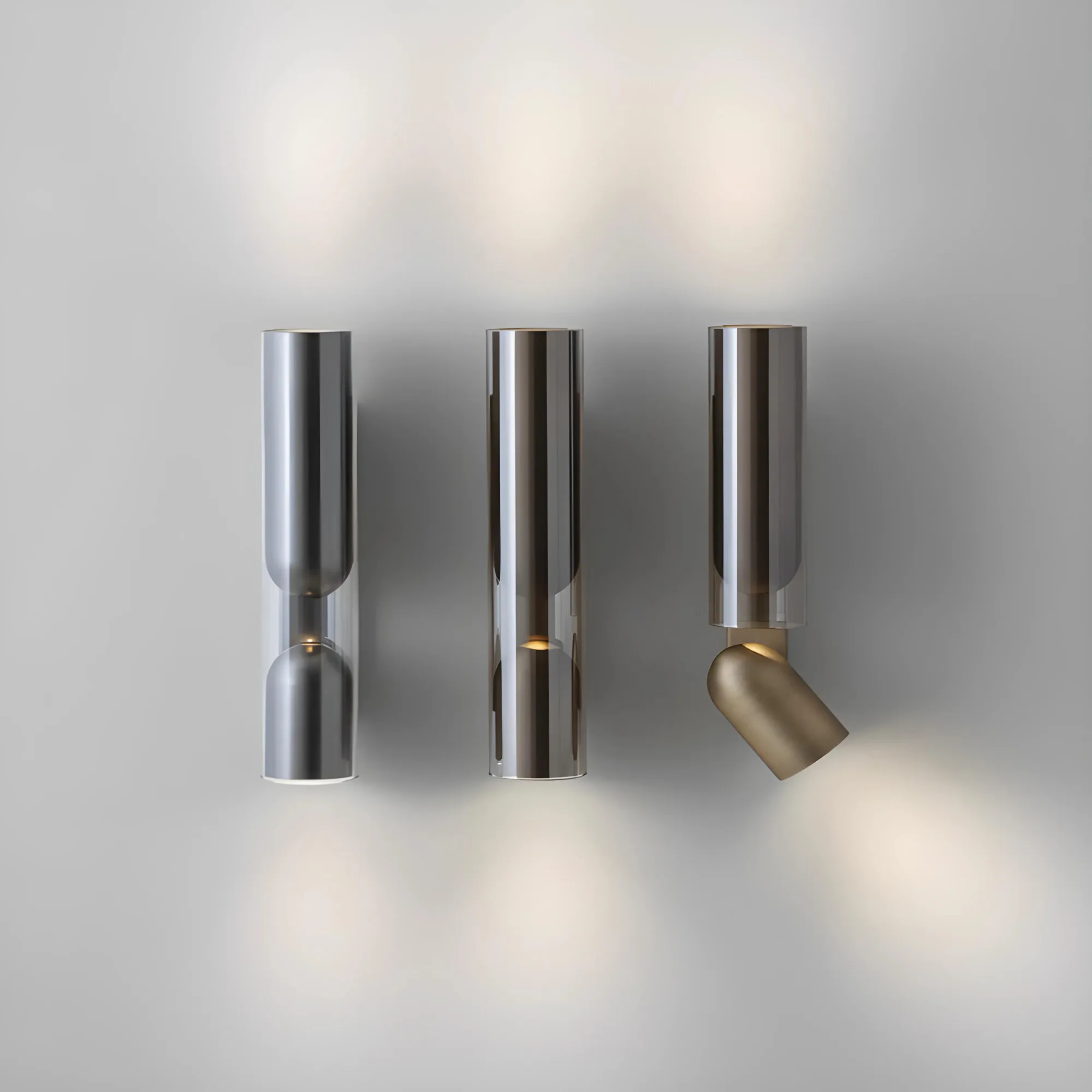 BERCY / Brass & Glass Wall Light