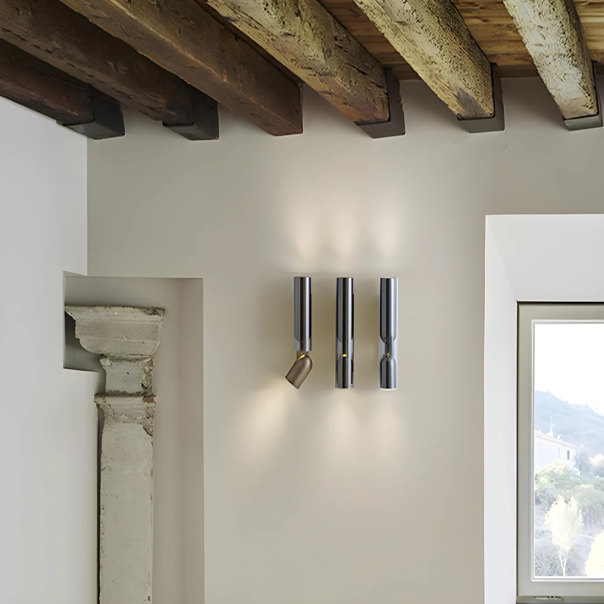 BERCY / Brass & Glass Wall Light