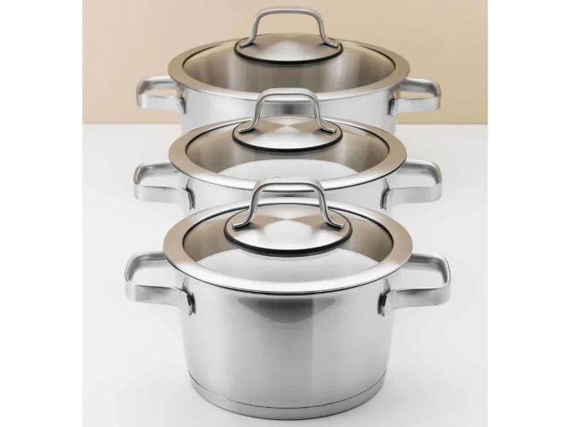 BergHOFF Manhattan 10Pc 18/10 Stainless Steel Cookware Set