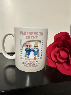 BFF Partners in Crime Mug