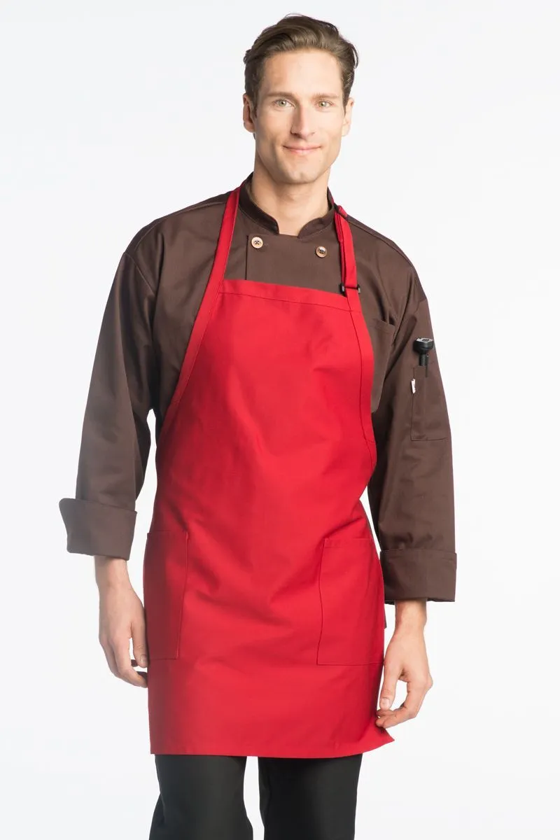 Bib Adjustable Apron (2 Patch Pocket)