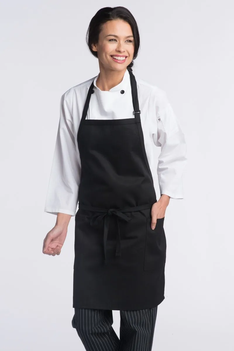 Bib Adjustable Apron (2 Patch Pocket)