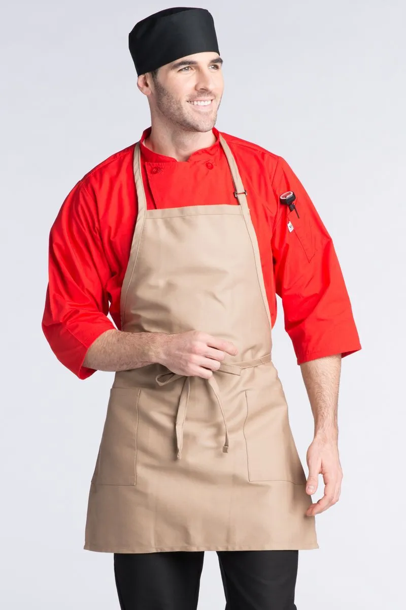 Bib Adjustable Apron (2 Patch Pocket)