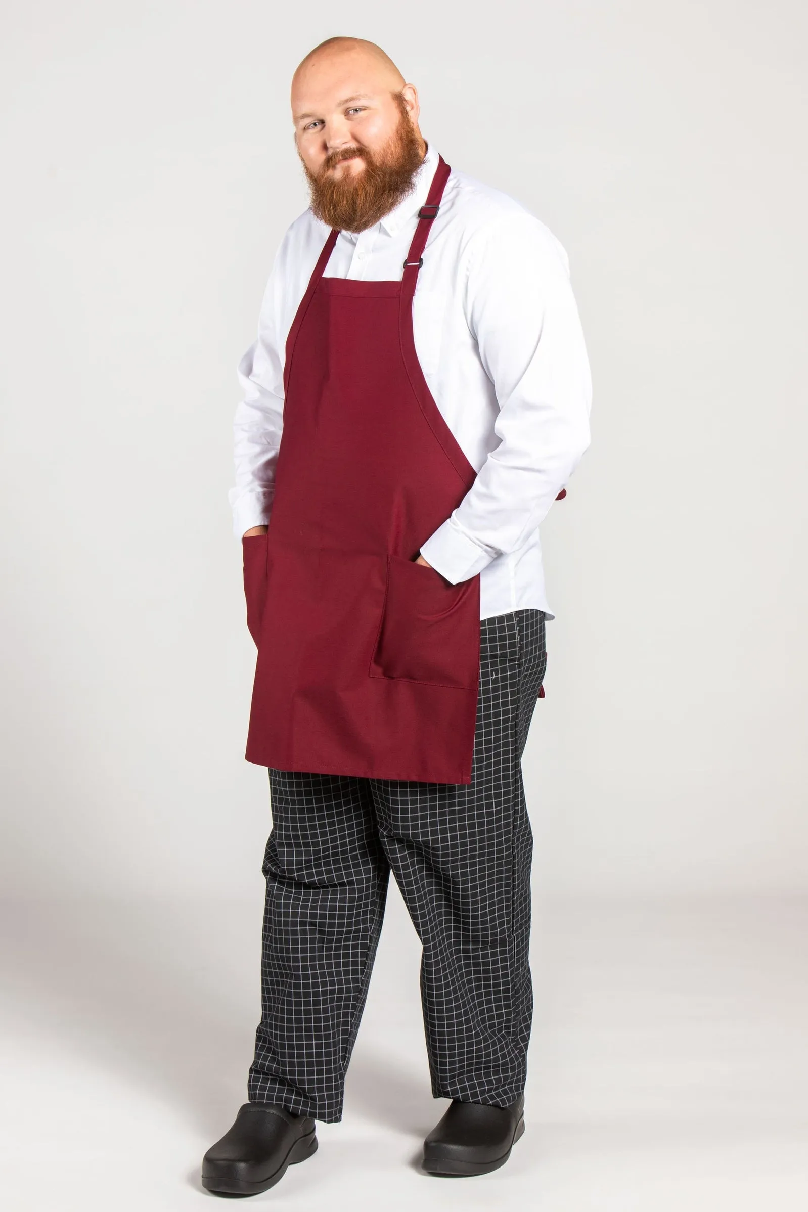 Bib Adjustable Apron (2 Patch Pocket)