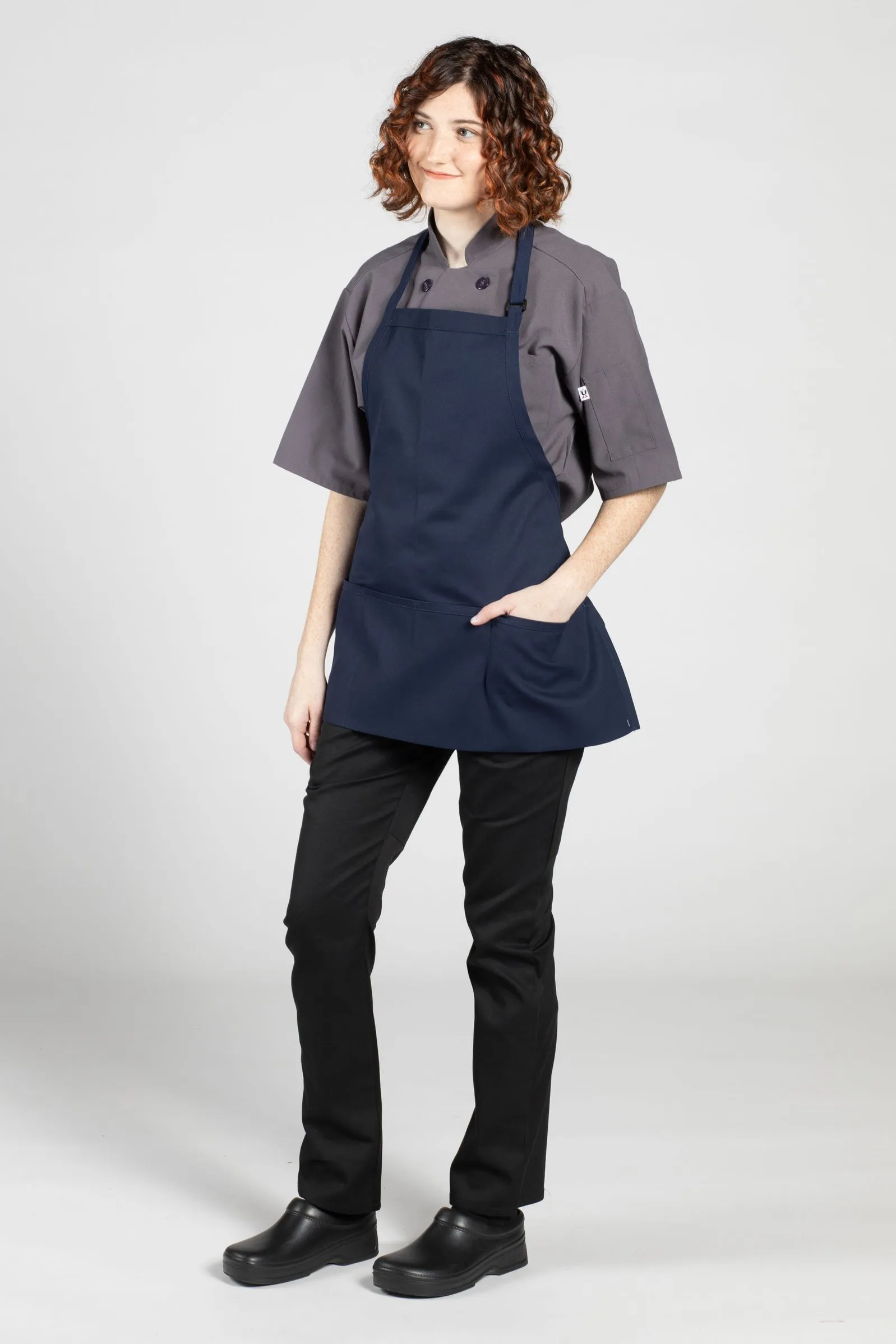 Bib Adjustable Apron (3 Pockets)