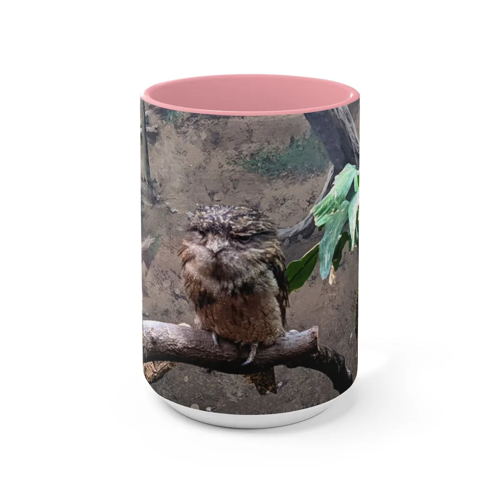 Bird Owl Accent Mug