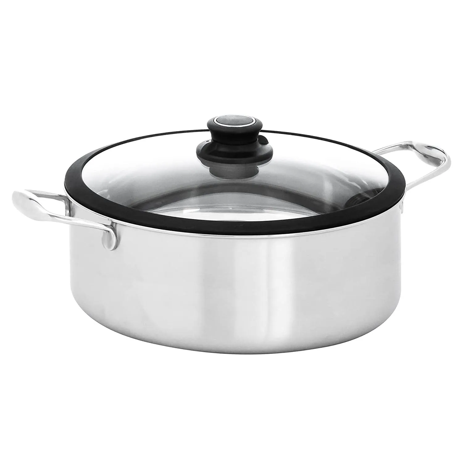 Black Cube 11" diameter, 7.5 qt. Stockpot w/ Lid