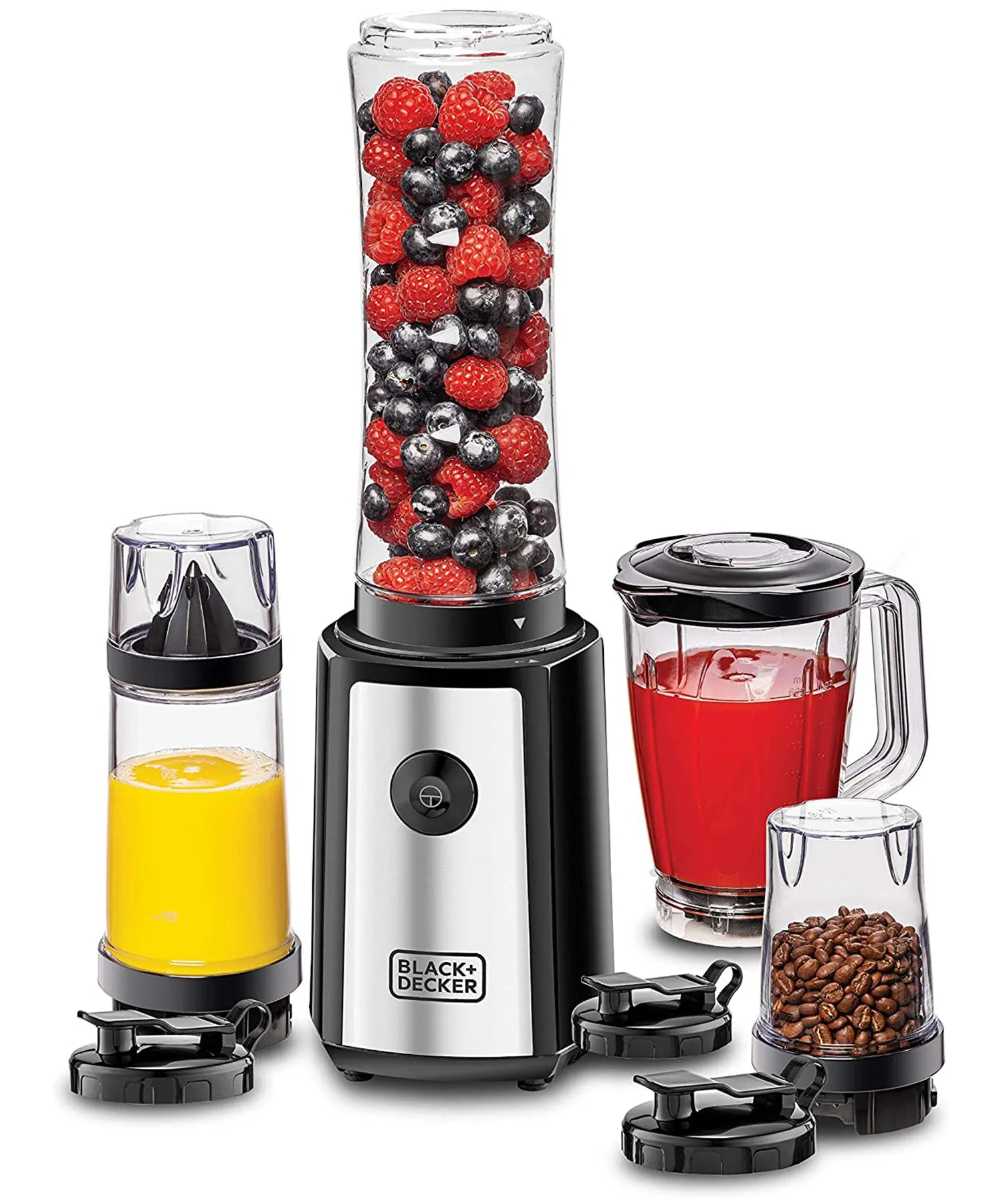 Black Decker, 4 in 1 Sports Blender Set, SBX300BCG