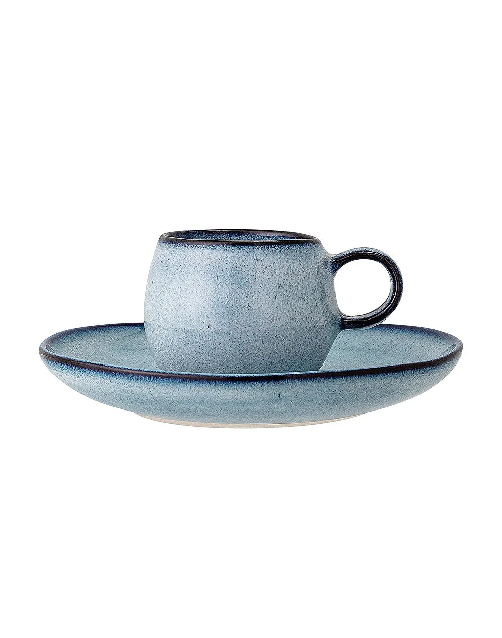 Blue Espresso Cup & Saucer