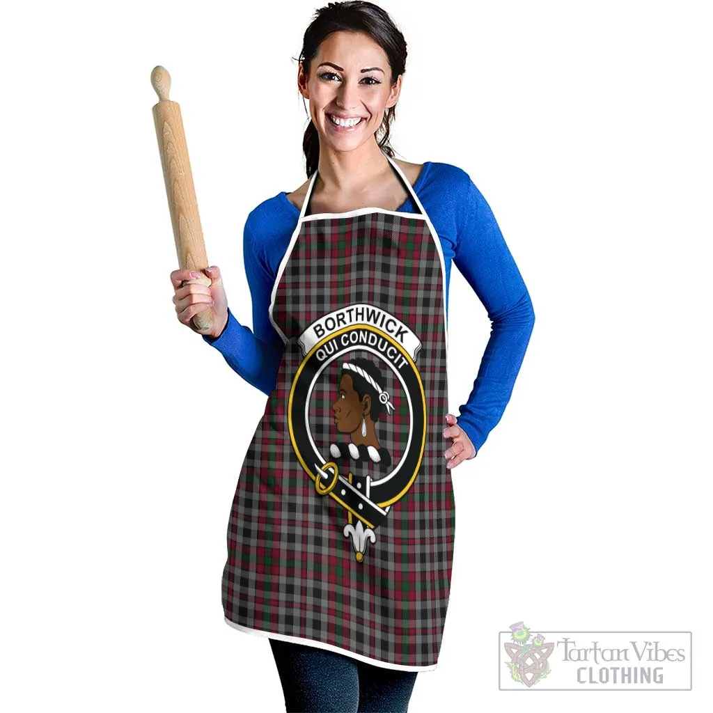 Borthwick Tartan Apron with Family Crest