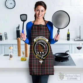 Borthwick Tartan Apron with Family Crest