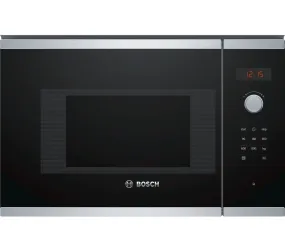 Bosch BFL523MS0B Serie 4 800W 20L Built-in Microwave Oven - Stainless Steel