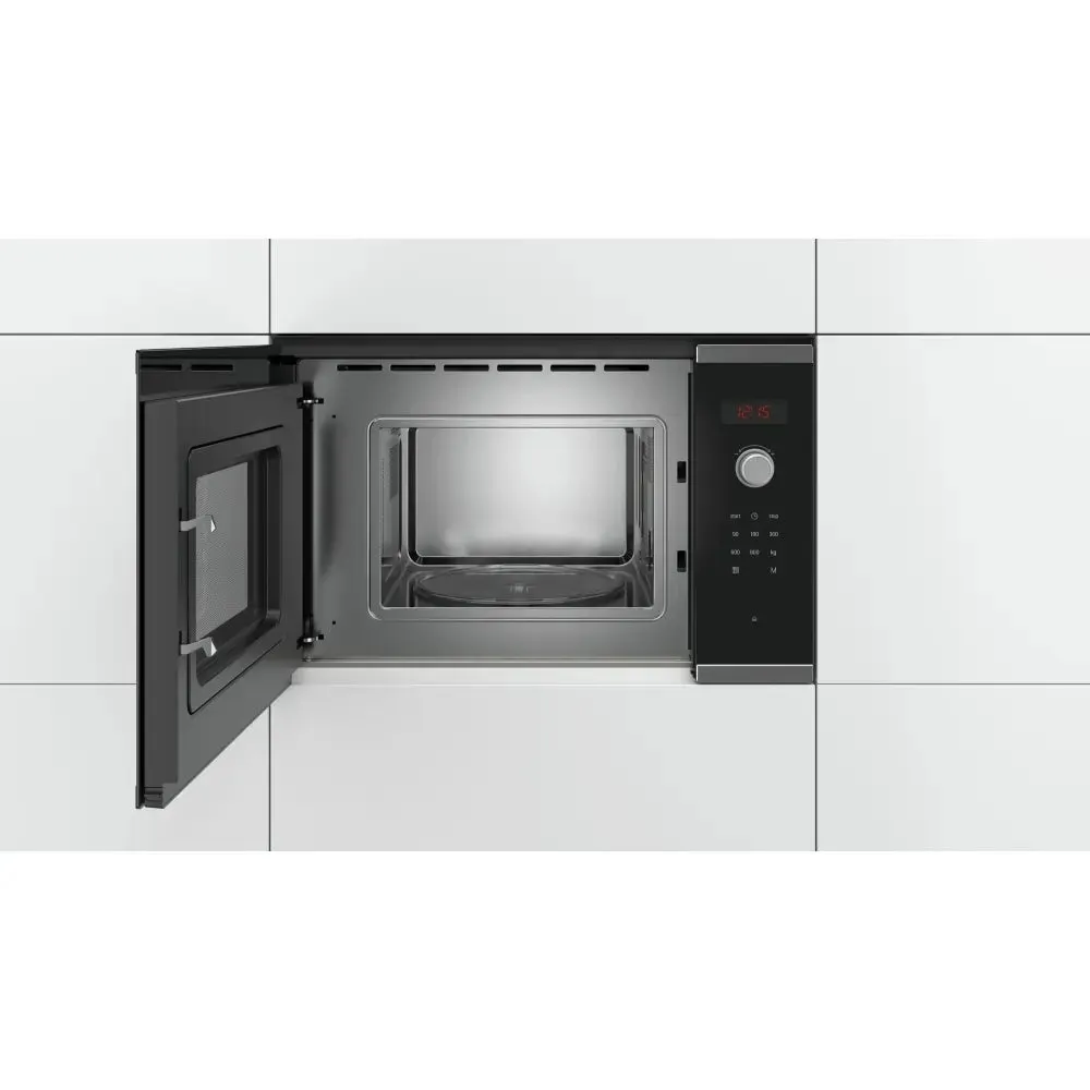 Bosch BFL523MS0B Serie 4 800W 20L Built-in Microwave Oven - Stainless Steel