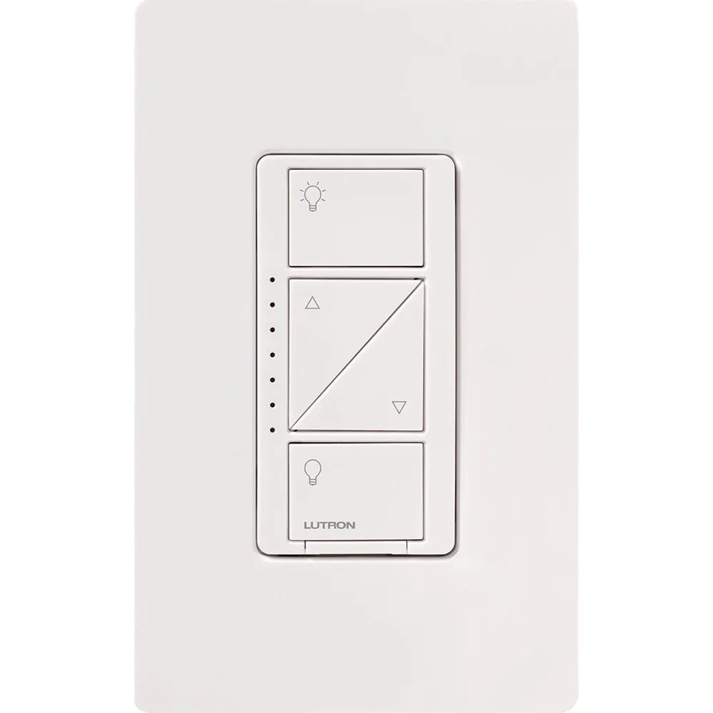 Caseta Wireless In-Wall Smart Dimmer PRO, 250W LED, 3-Way/Multi-Location, White