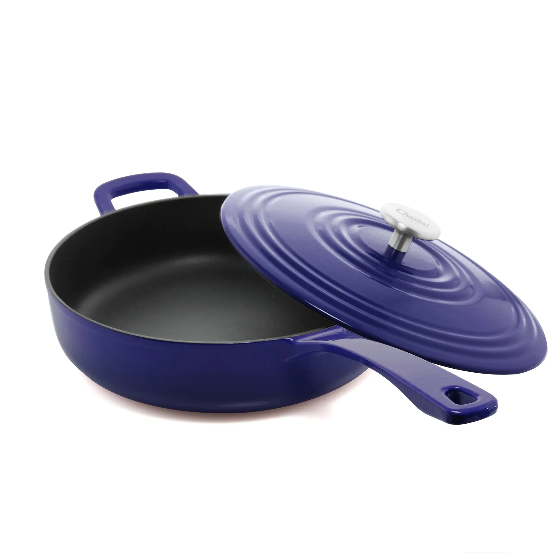 Cast Iron Saute pan Skillet with lid (4 Qt.)