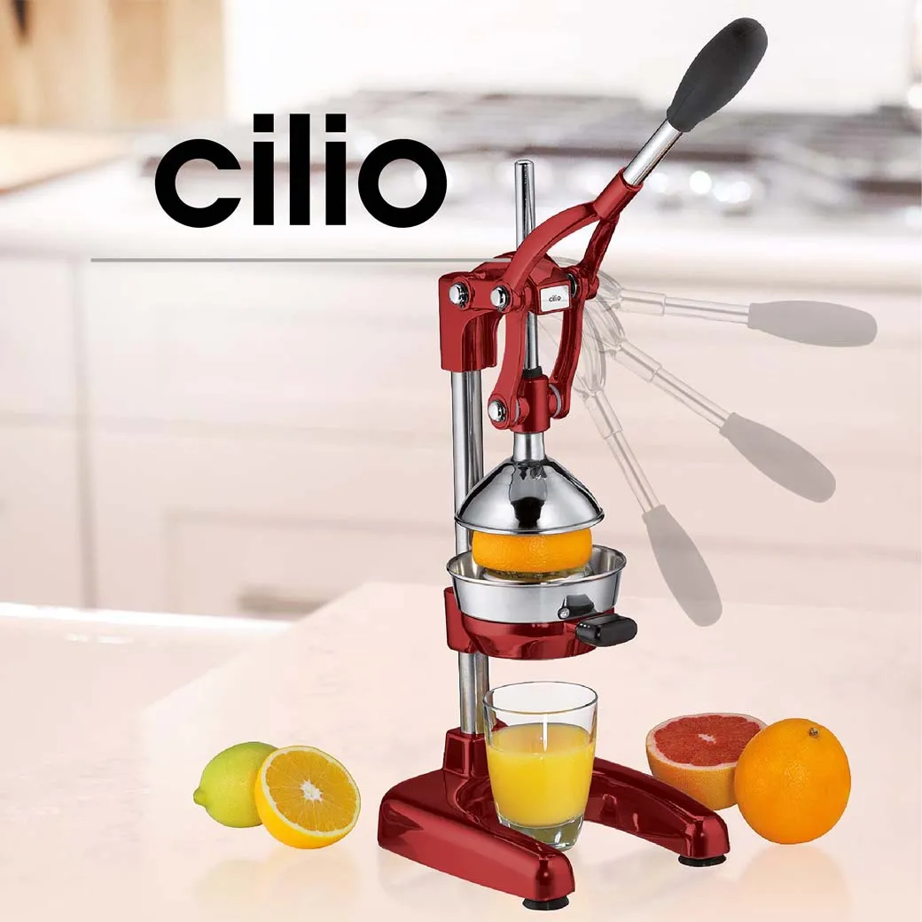 Cilio All-Purpose Commercial Grade Manual Pomegranate, Citrus Juicer, Extractor, and Juice Press